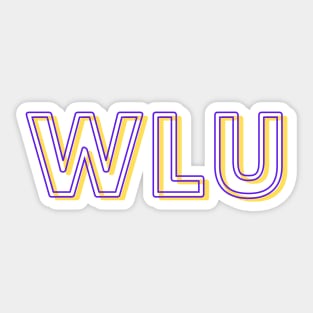 WLU Sticker